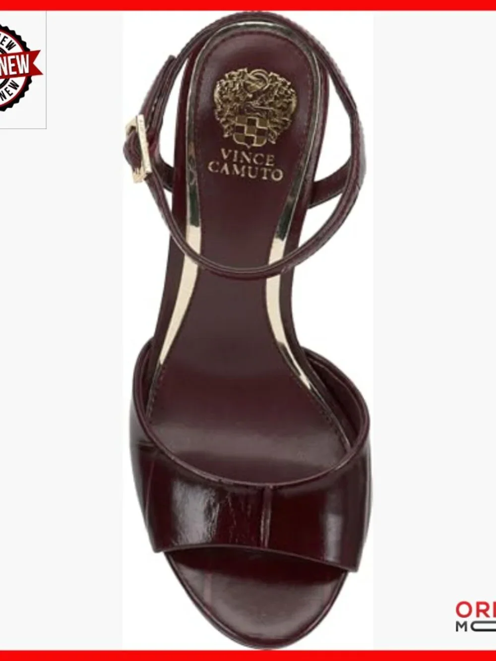 Leather Heeled Sandals with Adjustable Ankle Strap, 3.4 Inch Heel